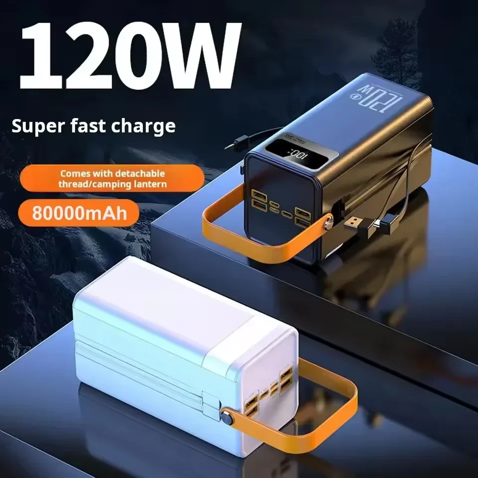 120W 고속 충전 보조 배터리, 500000mAh 대 - Outdoor Power Adapter Usb C 리뷰 및 가격