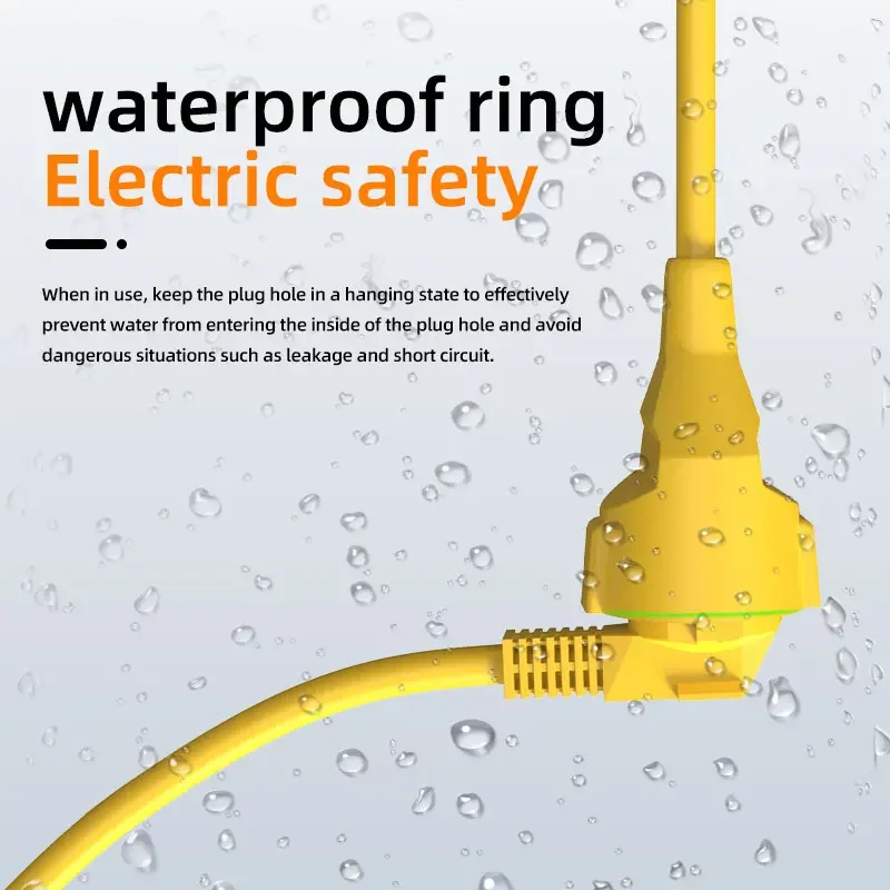 4KW 16A EU 슈코형 멀티탭, 5M 방수 실내외  - Outdoor Power Strip Weatherproof 리뷰 및 가격