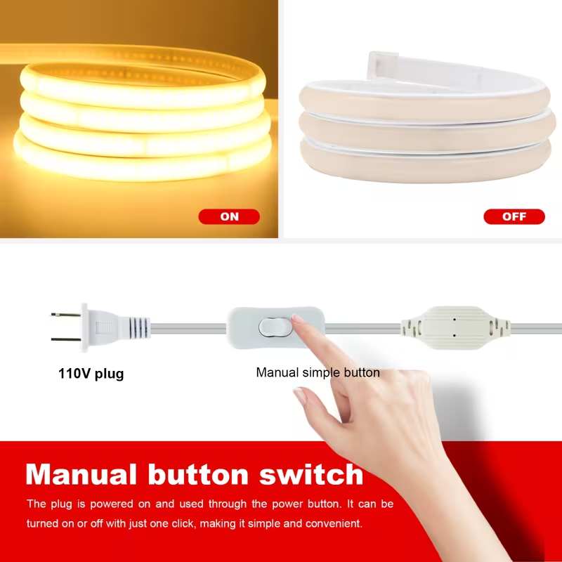 고휘도 COB LED 스트립 조명(미국 표준 플러그 1 - Outdoor Power Strip Weatherproof 리뷰 및 가격